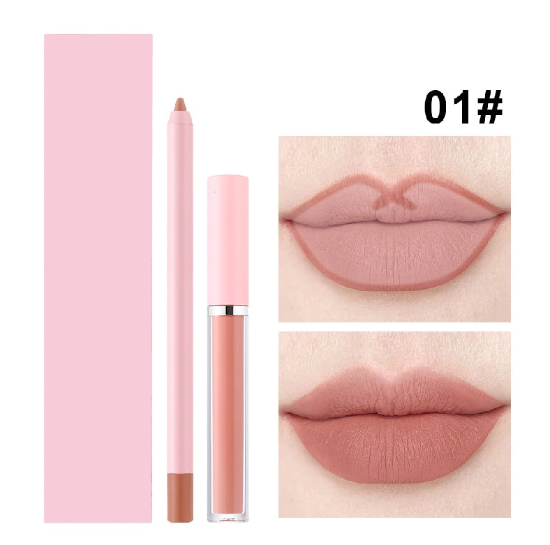 2 in 1 Lipliner and Liquid Lipstick OEM