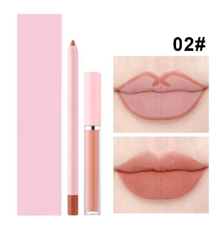 2 in 1 Lipliner and Liquid Lipstick OEM