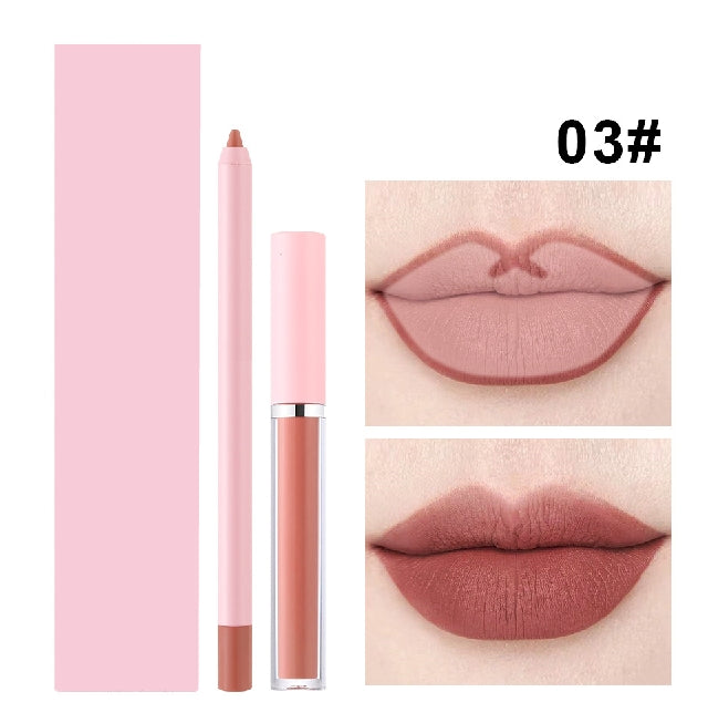 2 in 1 Lipliner and Liquid Lipstick OEM