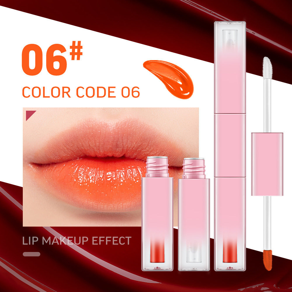 2 sides Liquid Lipstick Lip Gloss OEM