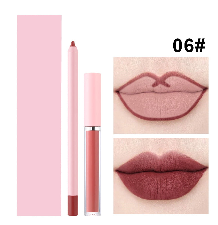 2 in 1 Lipliner and Liquid Lipstick OEM