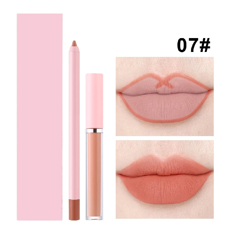 2 in 1 Lipliner and Liquid Lipstick OEM
