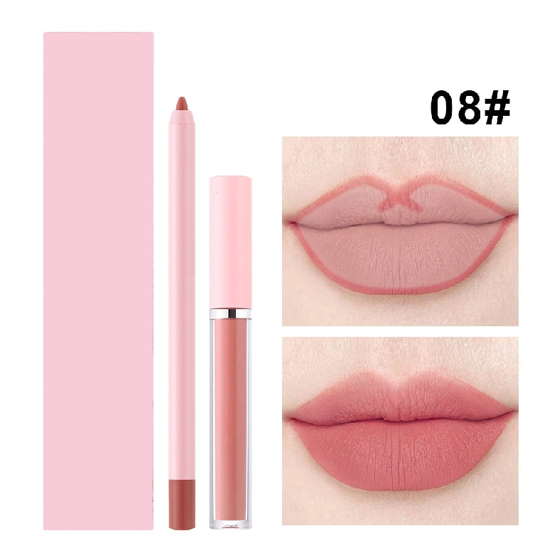 2 in 1 Lipliner and Liquid Lipstick OEM