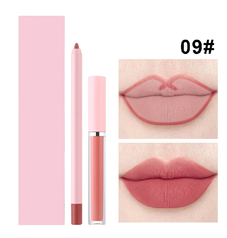 2 in 1 Lipliner and Liquid Lipstick OEM