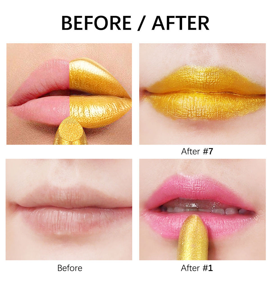 Golden Matte Lipstick OEM Private Logo