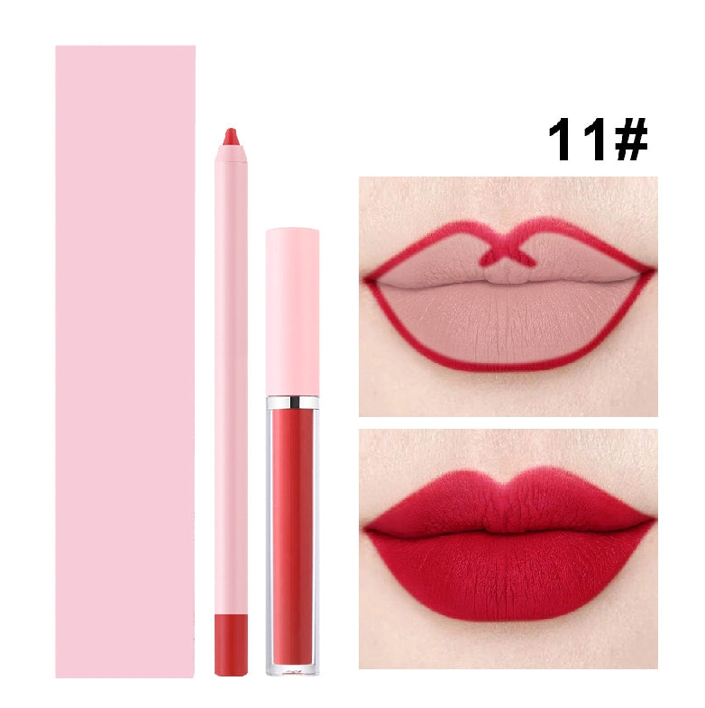 2 in 1 Lipliner and Liquid Lipstick OEM