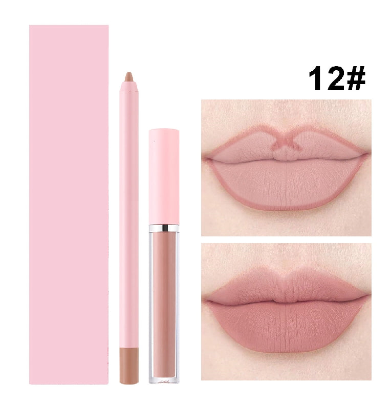 2 in 1 Lipliner and Liquid Lipstick OEM