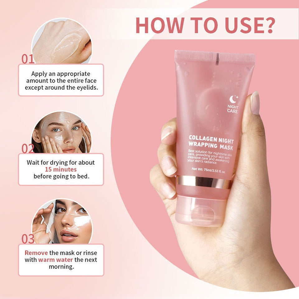 Collagen Night Wrapping Peel Off Facial Mask