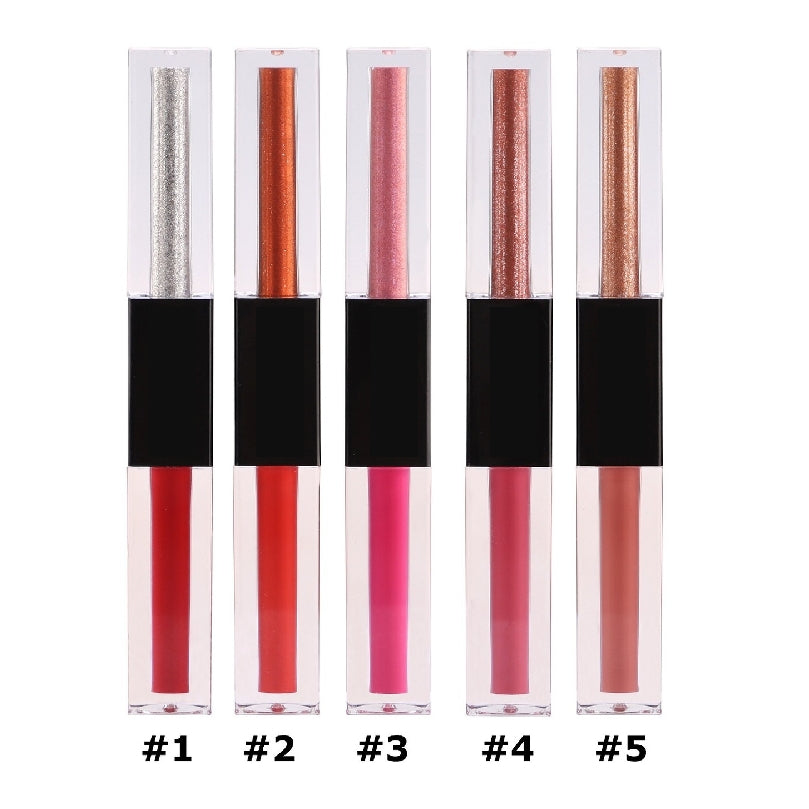 2 in 1 Lip Gloss and Liquid Lipstick OEM