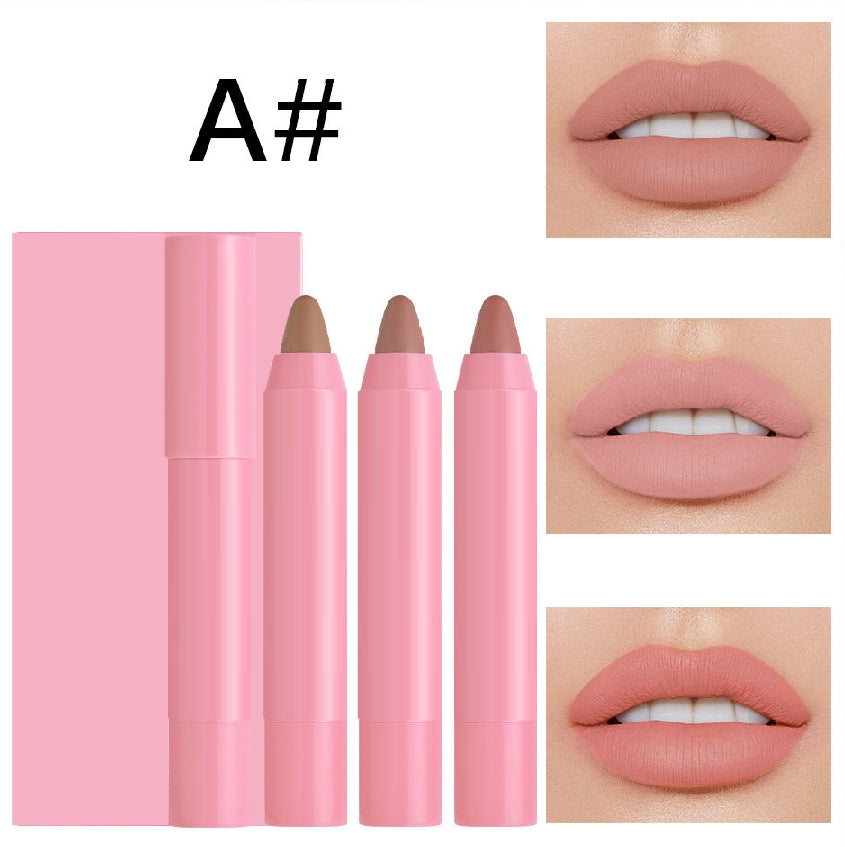 Matte Lipstck Cream OEM 3pcs one set