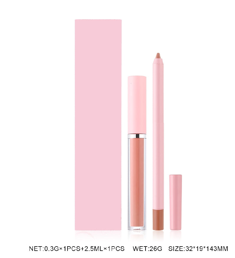 2 in 1 Lipliner and Liquid Lipstick OEM