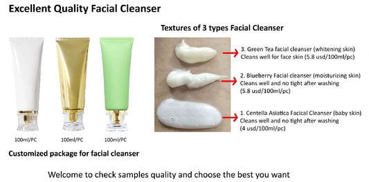 Facial Cleanser Cream OEM Very Good Quality Deep Cleaning Moisturizing after washing