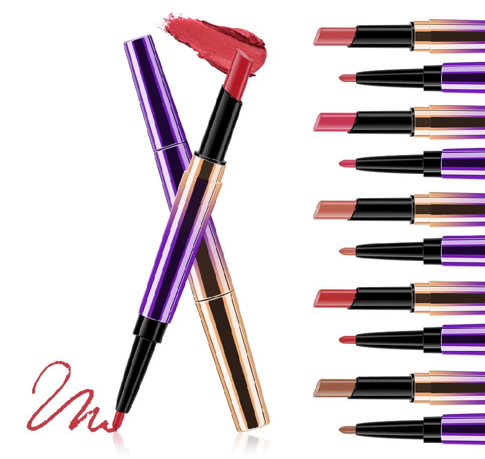 2 in 1 Lipstick and Lip Liner OEM