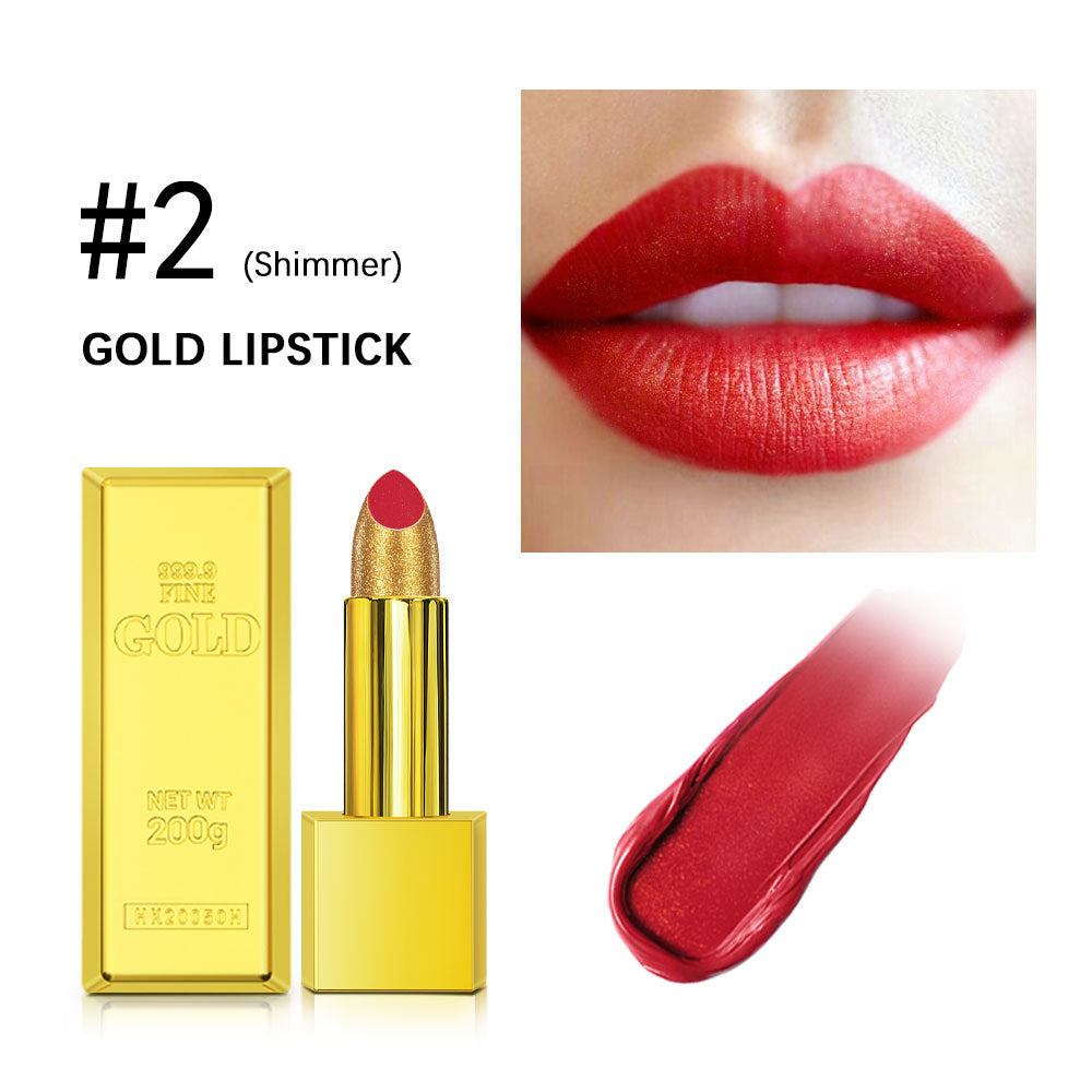 Golden Matte Lipstick OEM Private Logo