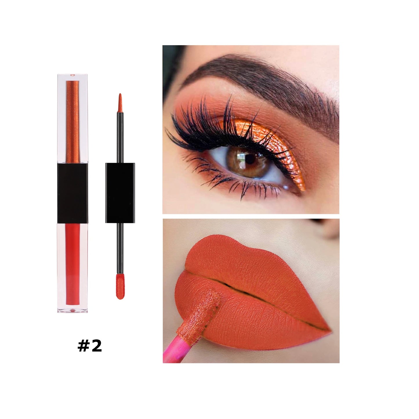2 in 1 Lip Gloss and Liquid Lipstick OEM