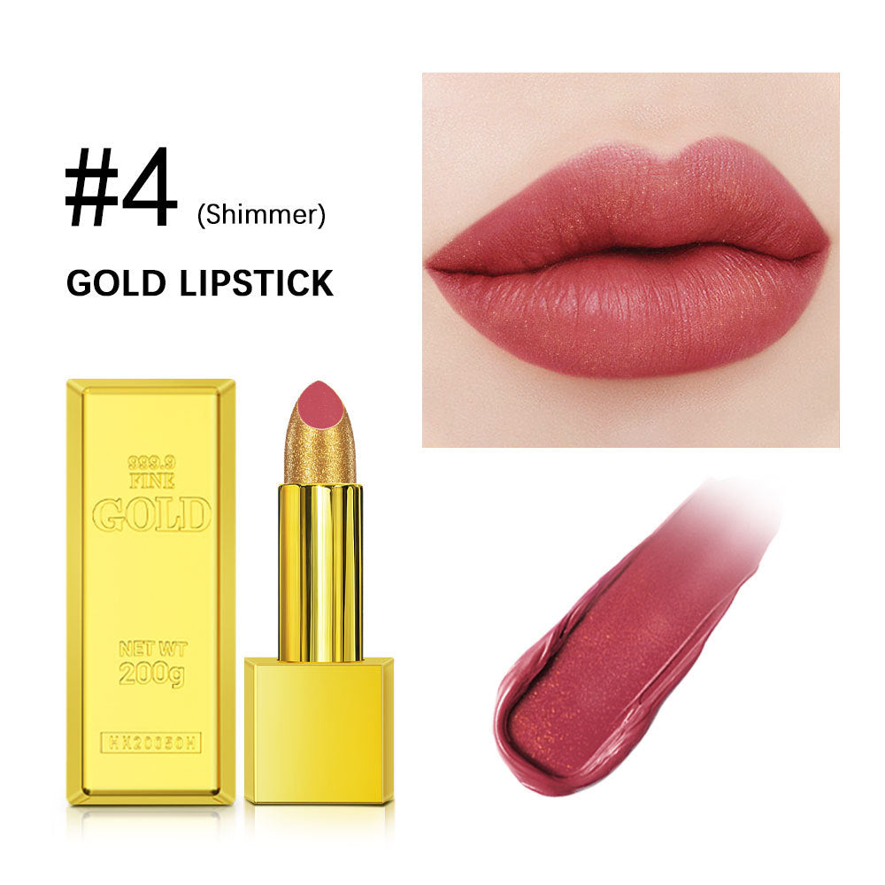 Golden Matte Lipstick OEM Private Logo