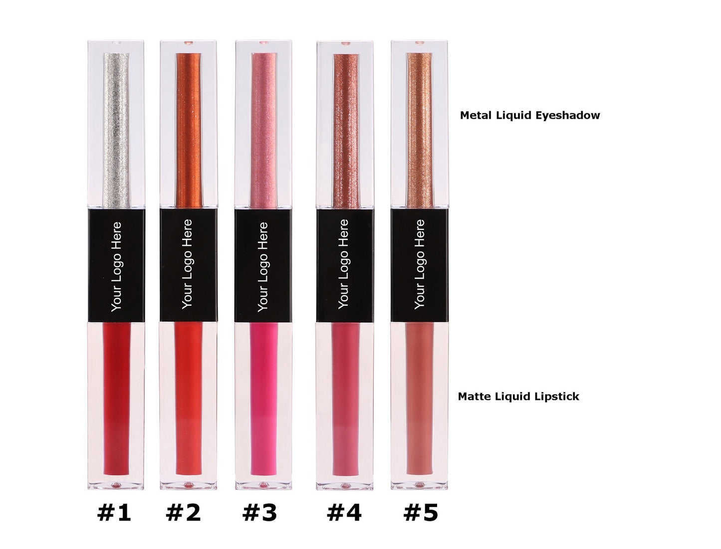 2 in 1 Lip Gloss and Liquid Lipstick OEM