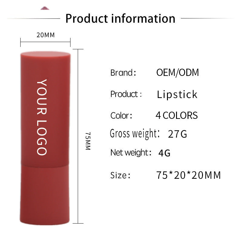 Shimmer Cream Lipstick OEM Private Logo