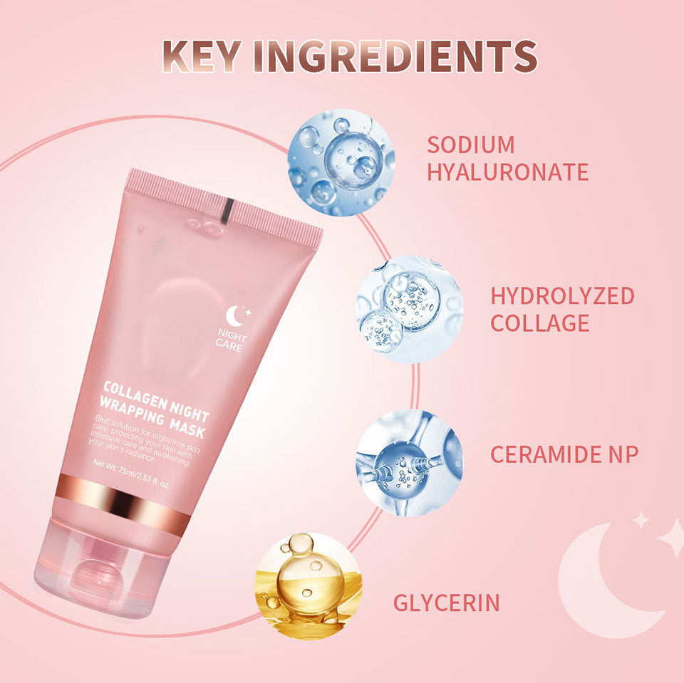 Collagen Night Wrapping Peel Off Facial Mask