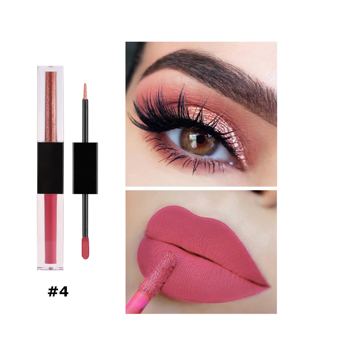 2 in 1 Lip Gloss and Liquid Lipstick OEM