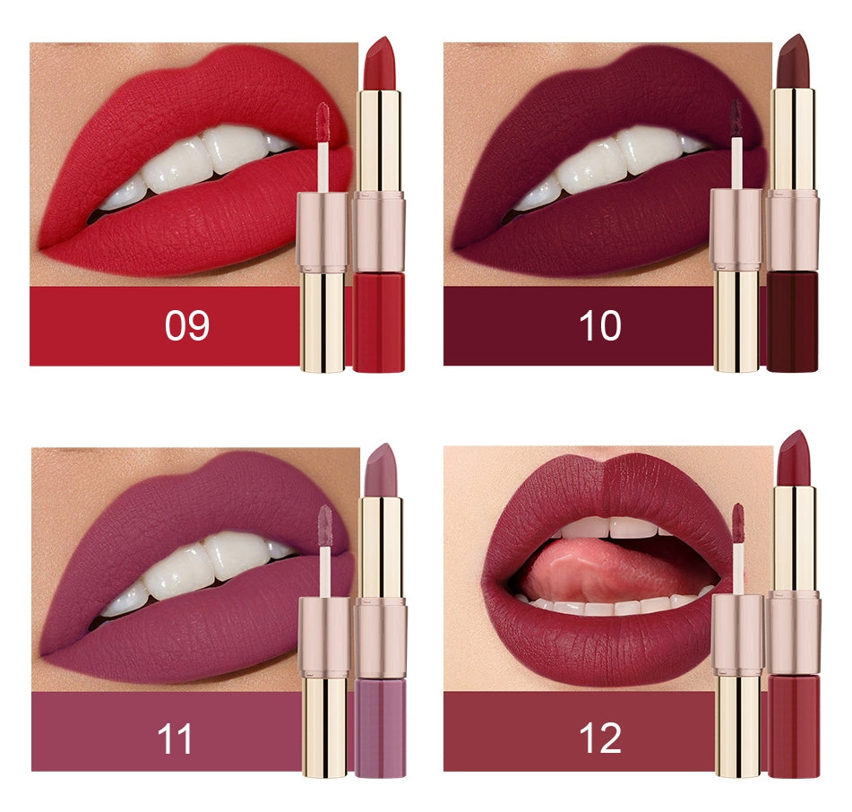 2 in 1 Matte Liquid Lipstick and Matte Lipstick OEM