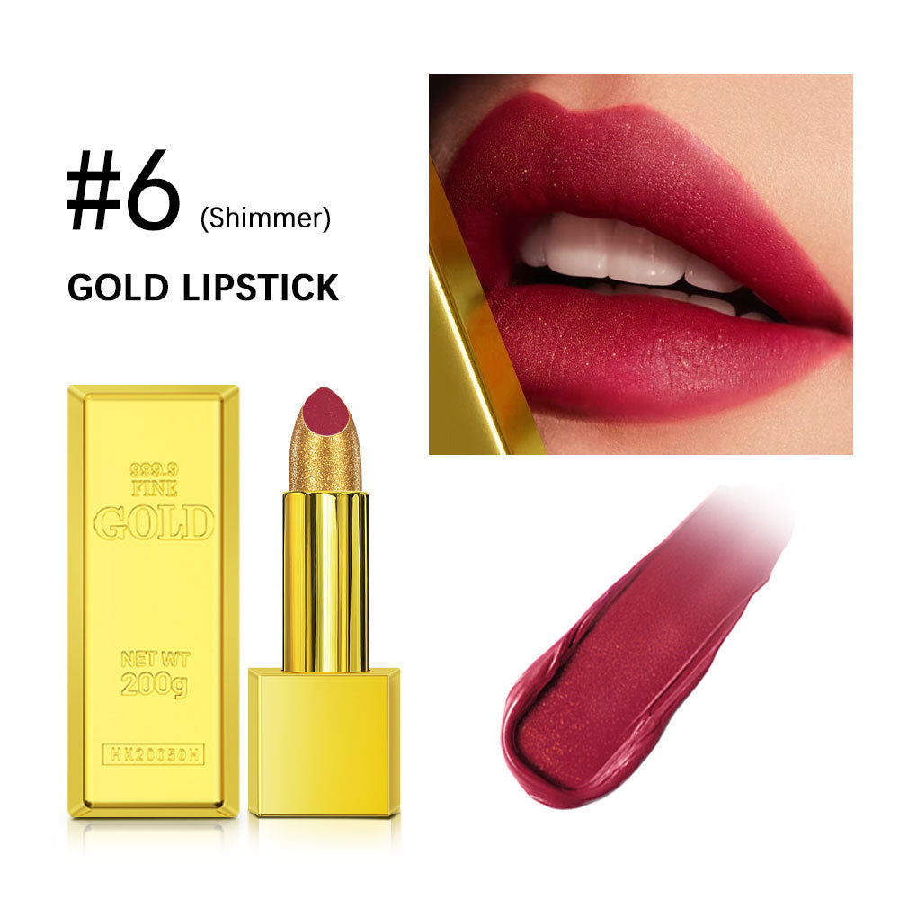 Golden Matte Lipstick OEM Private Logo