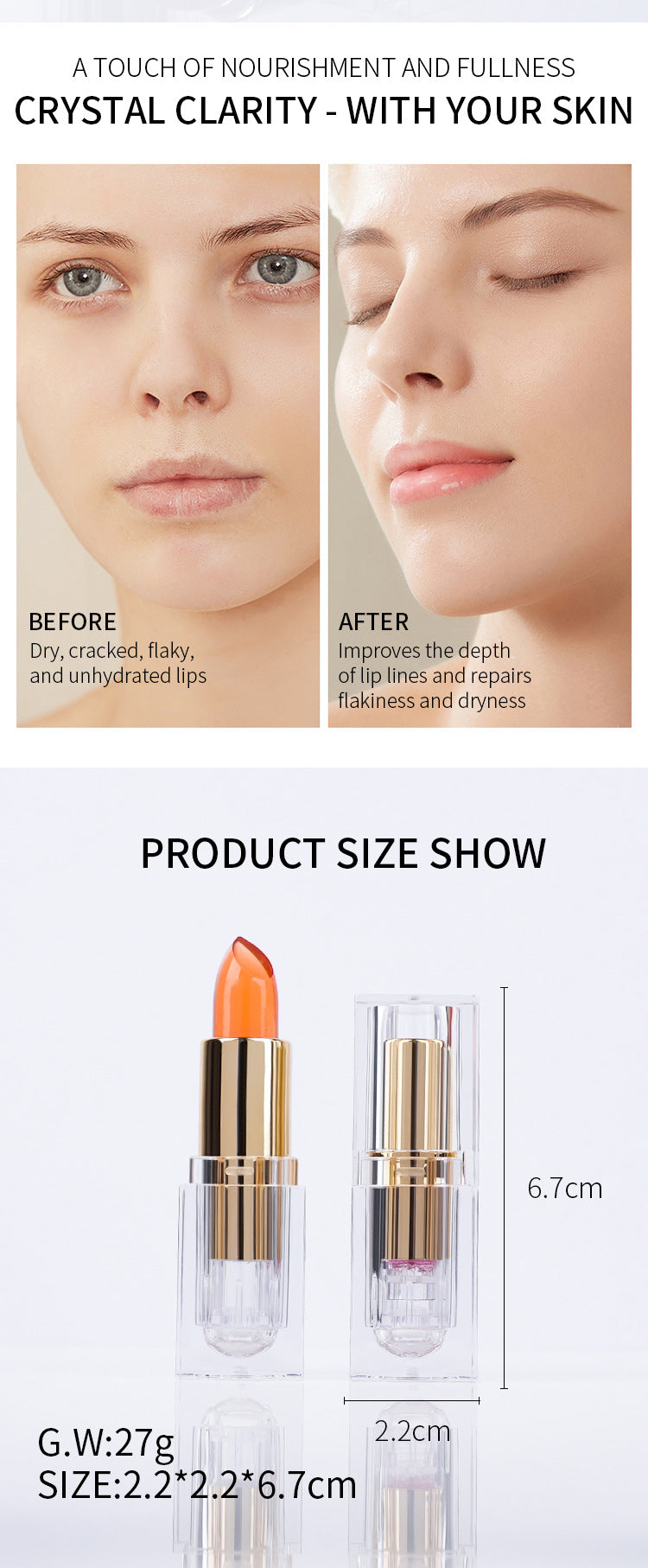 Color Change Lipstick Lip Balm