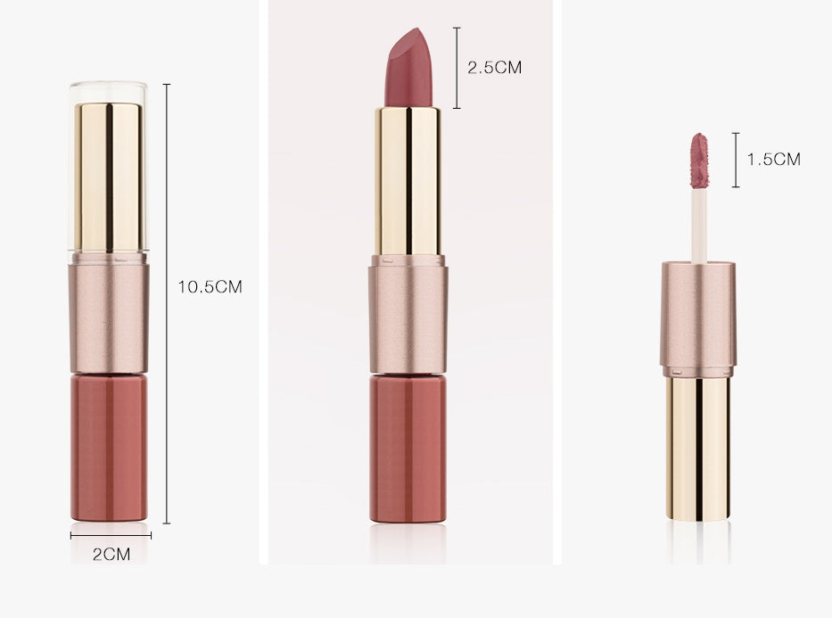 2 in 1 Matte Liquid Lipstick and Matte Lipstick OEM