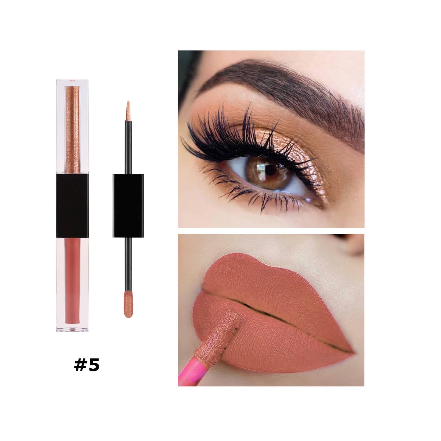 2 in 1 Lip Gloss and Liquid Lipstick OEM