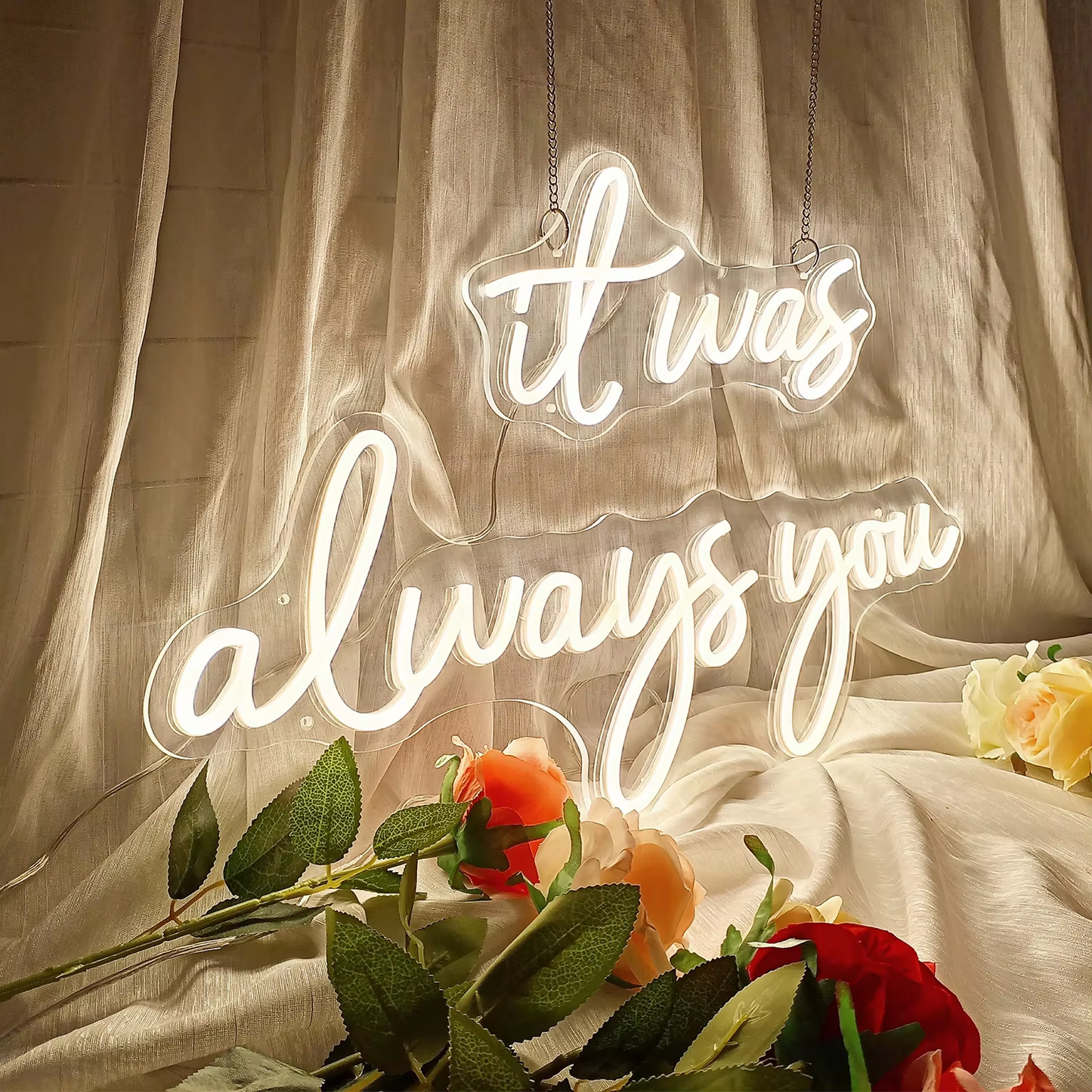Custom Split LED Neon Sign Private Design
