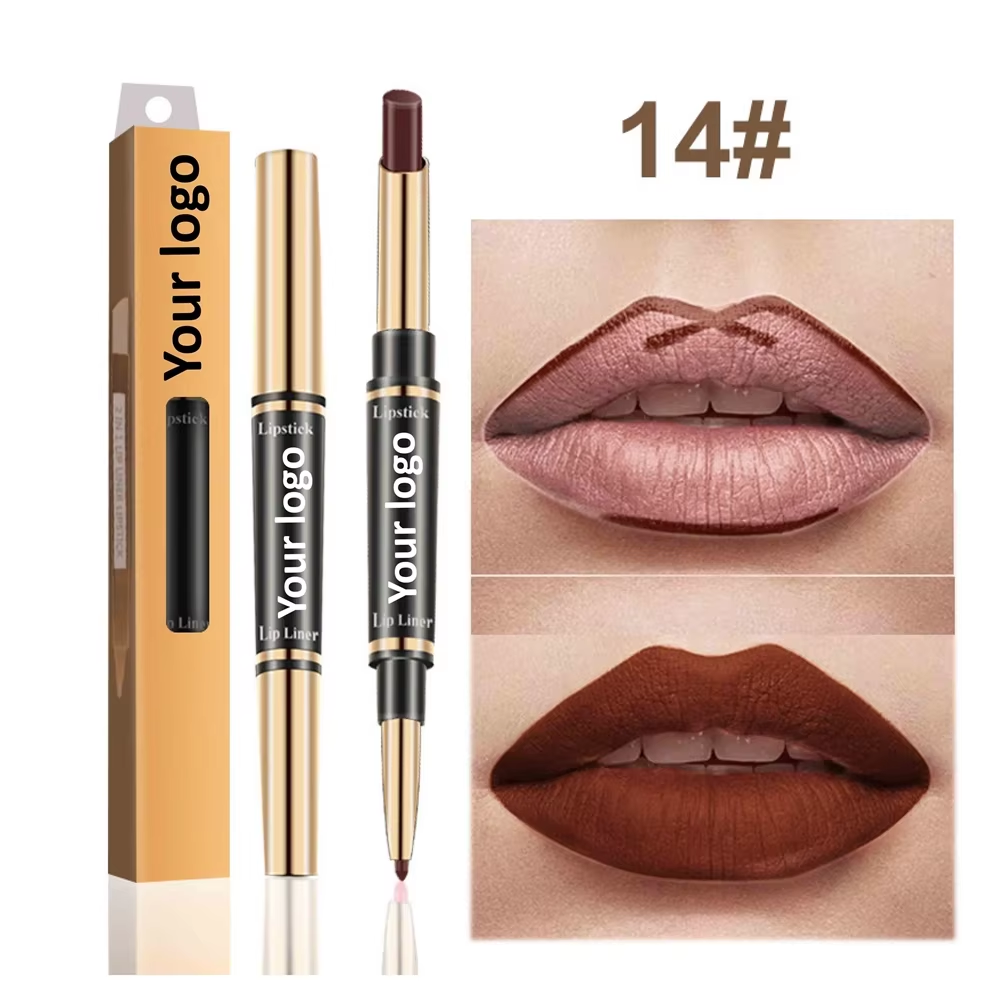 2 in 1 Matte Lipstick and Lip Liner OEM