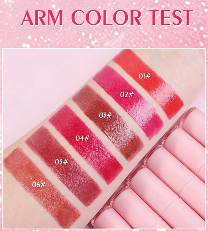 Private Logo Shimmer Lip Gloss Lipstick Low MOQ