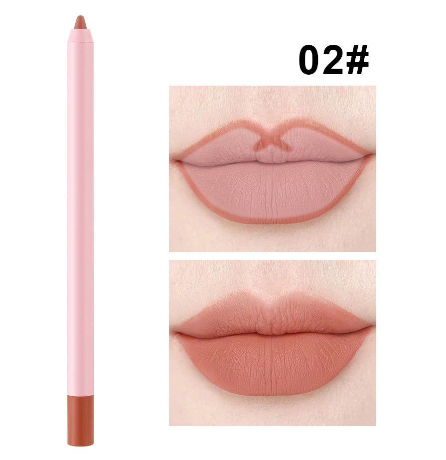 OEM Matte Waterproof Pink Lipliner Pencil