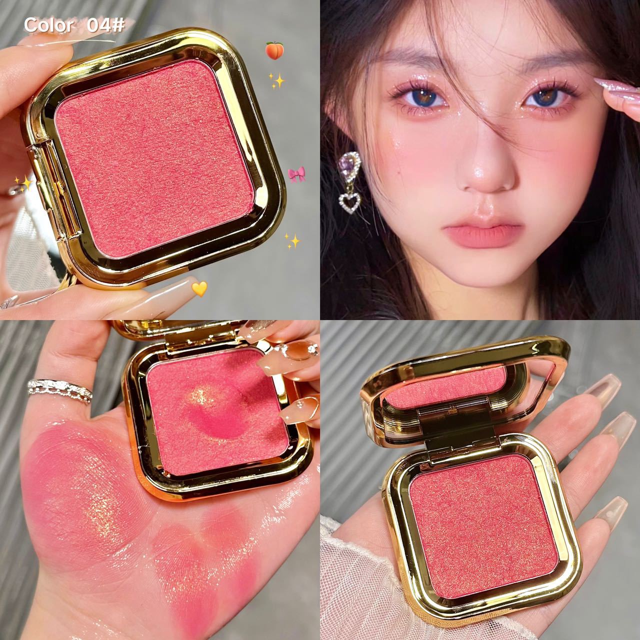 Private Logo Face Makeup Blush Blusher Pressed