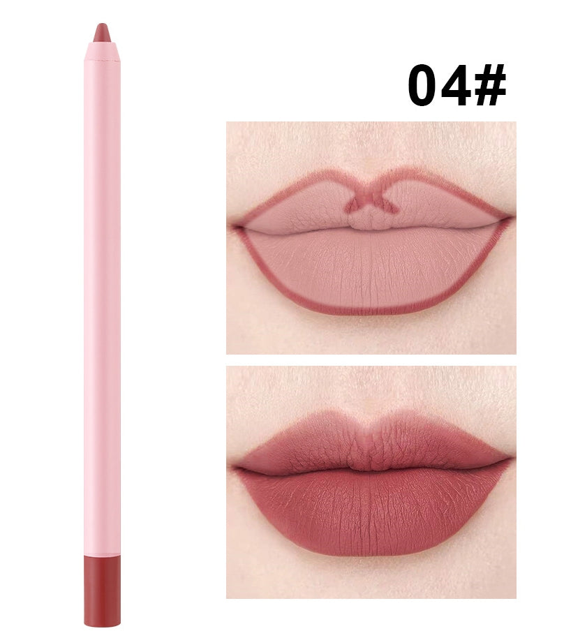 OEM Matte Waterproof Pink Lipliner Pencil