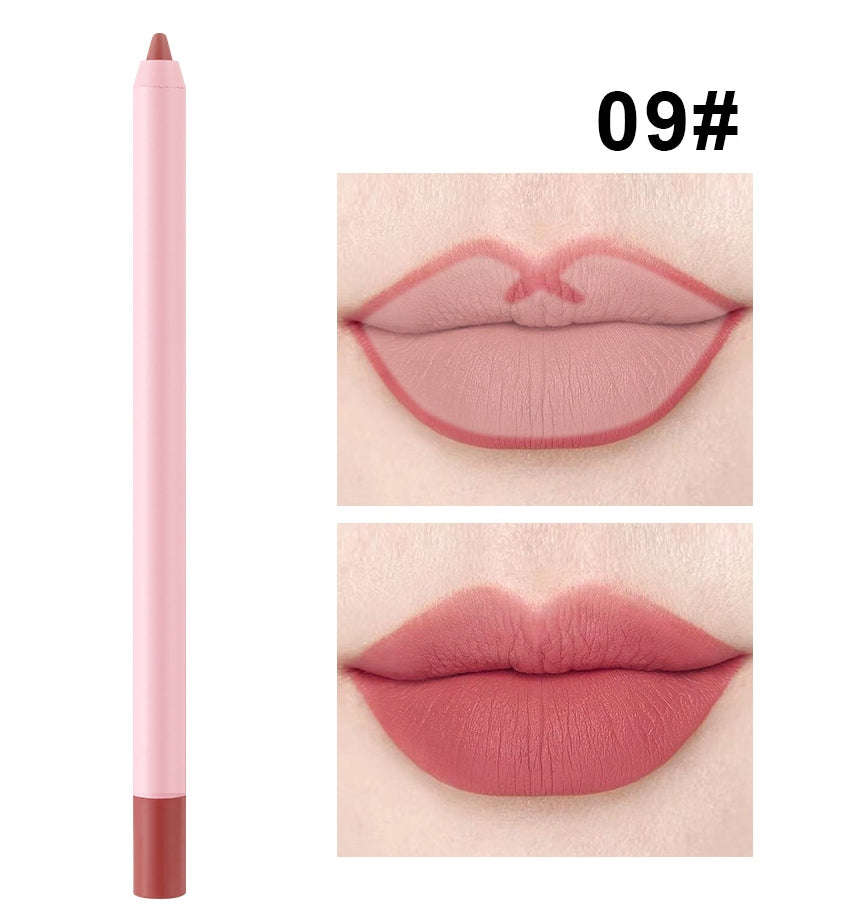 OEM Matte Waterproof Pink Lipliner Pencil
