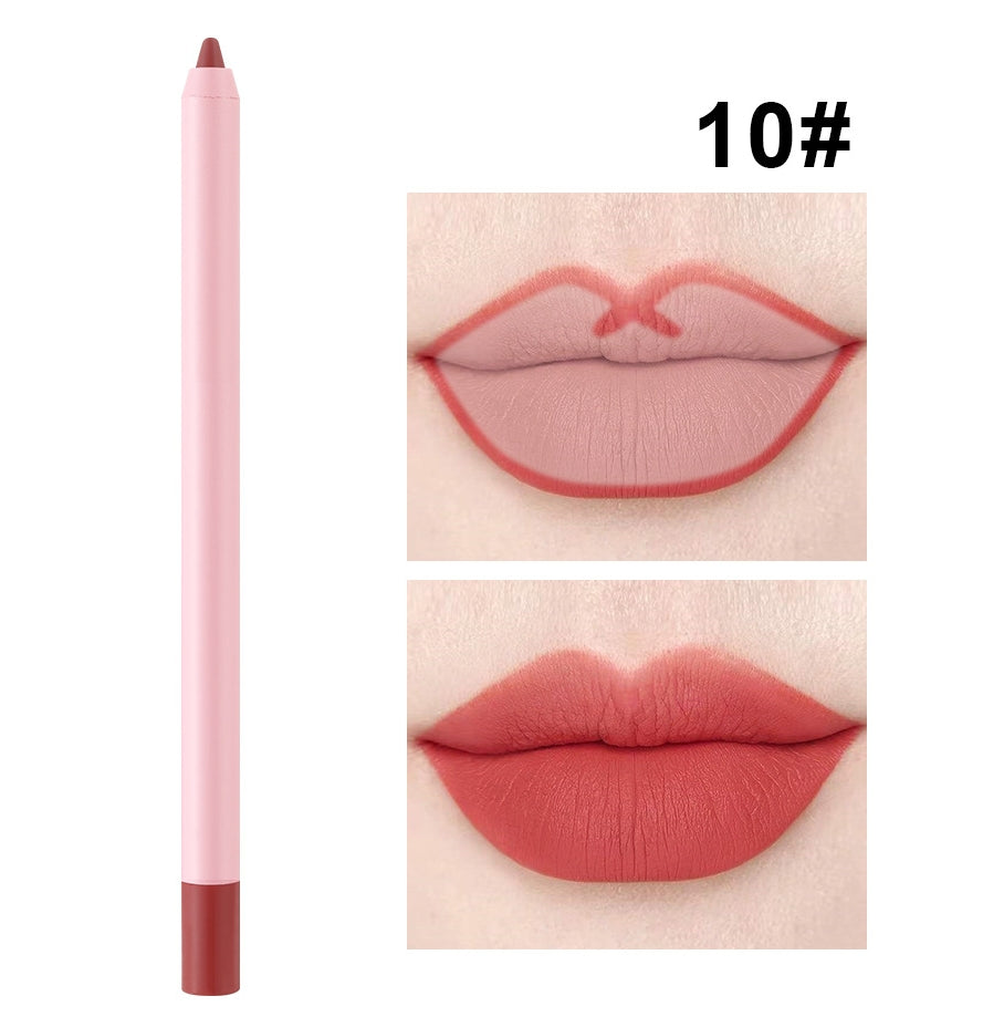 OEM Matte Waterproof Pink Lipliner Pencil