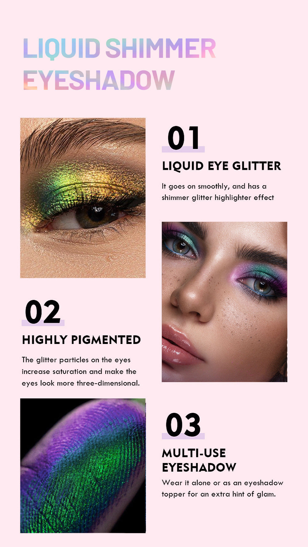 Private Logo Chameleon Liquid Eyeshadow Low MOQ