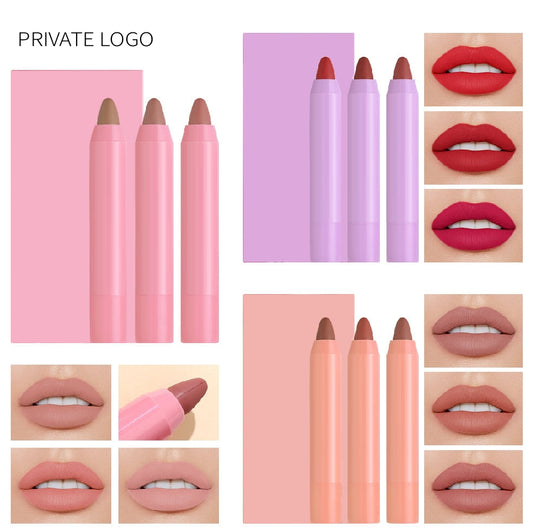 Matte Lipstck Cream OEM 3pcs one set