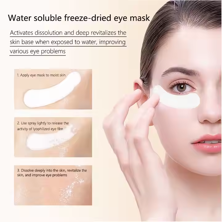 Freeze-dried Oligopeptide Collagen Eye Patch Mask OEM