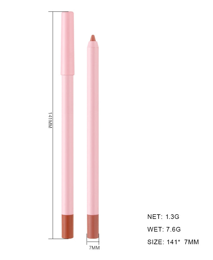 OEM Matte Waterproof Pink Lipliner Pencil
