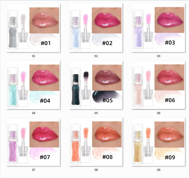 Shimmer Glossy Lip Plumper Oil OEM
