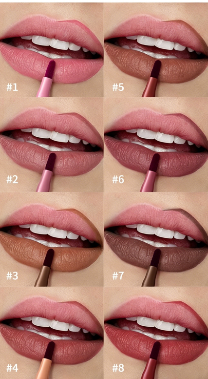 Private Logo Lipliner Stain Liquid Waterproof Lip Liner Low MOQ