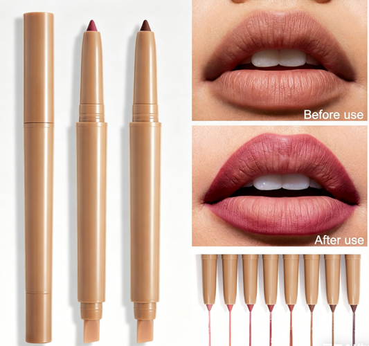 Private Logo Double Sides Matte Lip Liner Waterproof Low MOQ