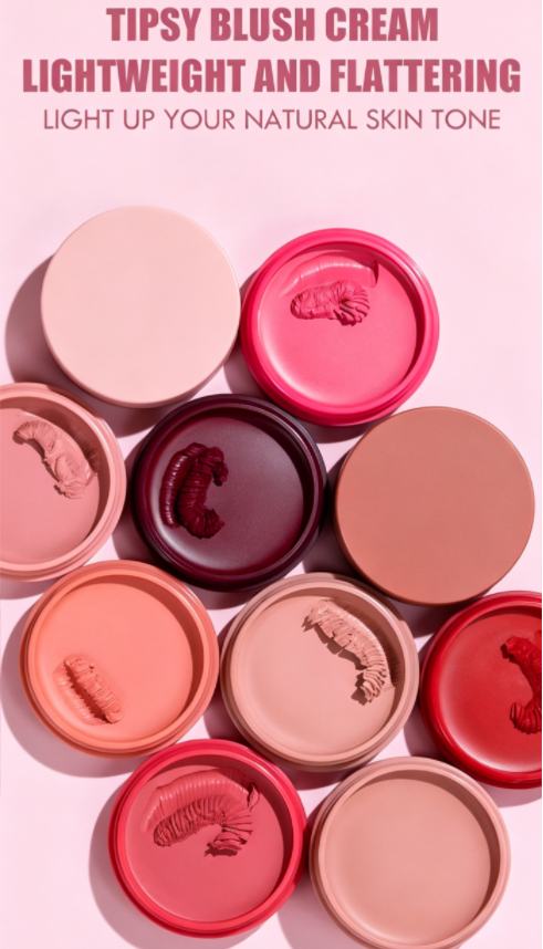 Private Logo Cream Makeup Blush Cream Low MOQ
