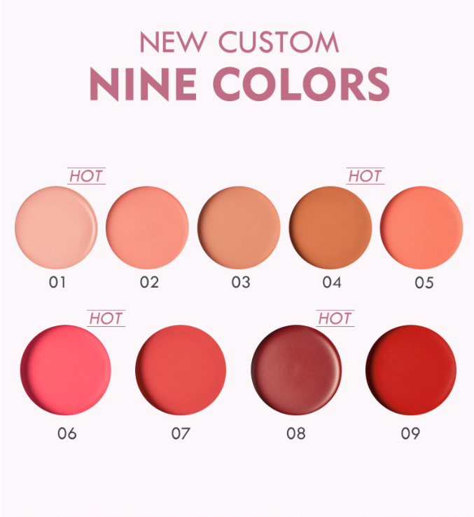 Private Logo Cream Makeup Blush Cream Low MOQ