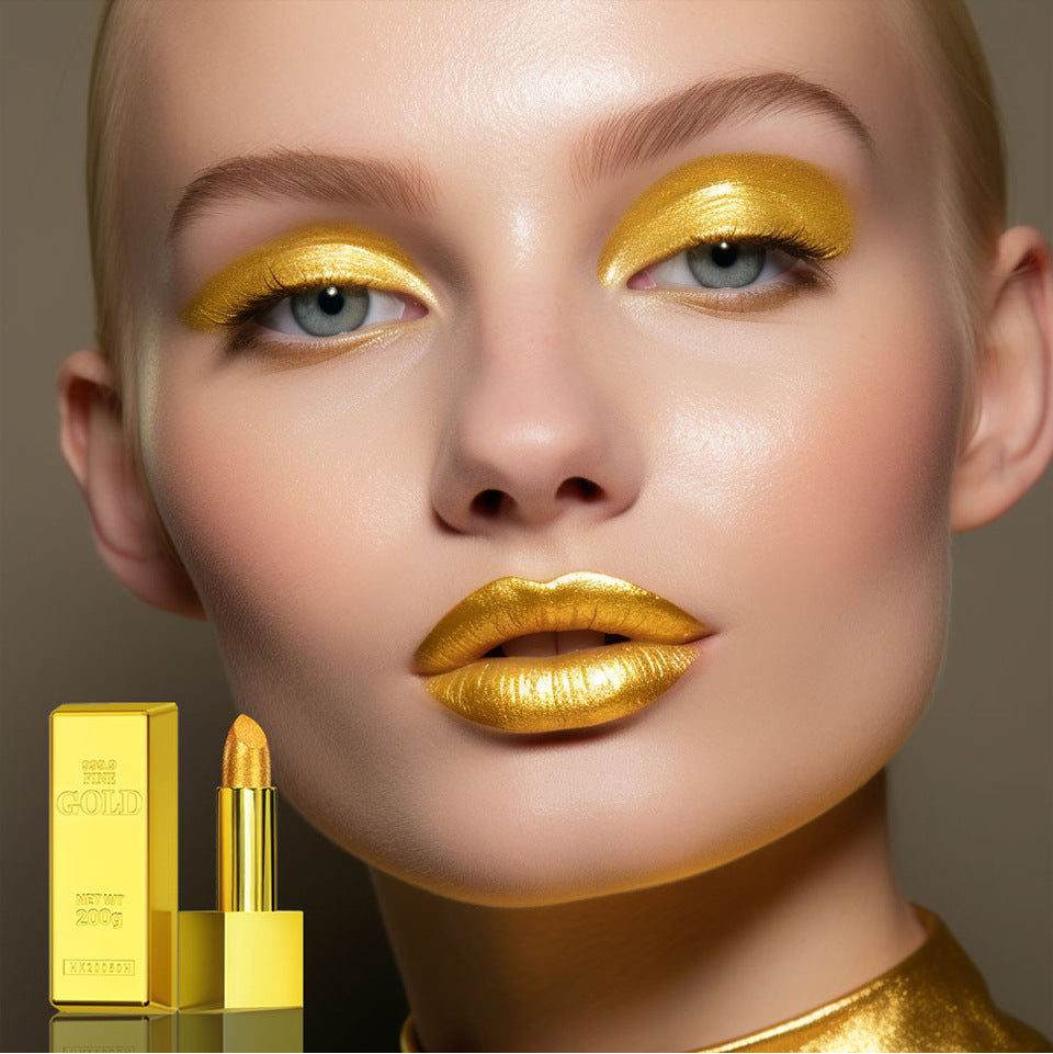 Golden Matte Lipstick OEM Private Logo