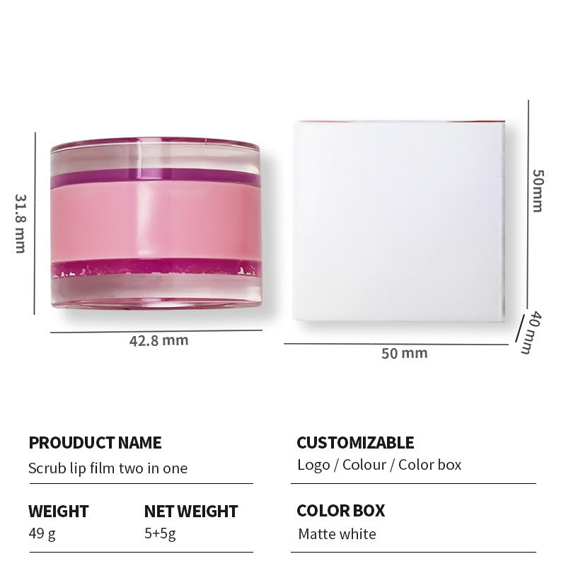 2 in 1 Lip Scrub and Lip Mask OEM
