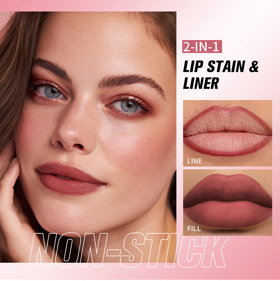 Private Logo Lipliner Stain Liquid Waterproof Lip Liner Low MOQ