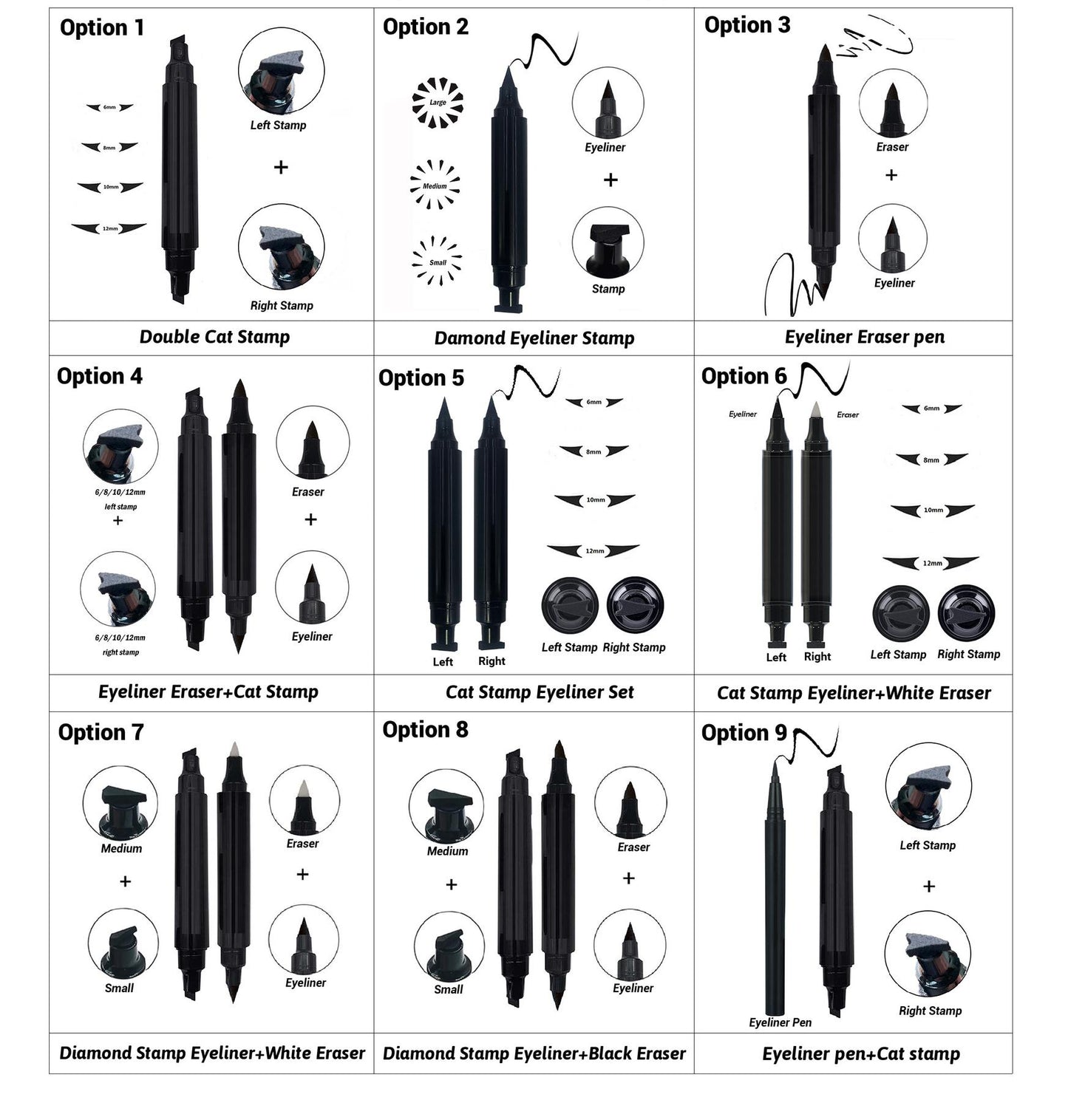 OEM Stamp Liquid Eyeliner Pencil